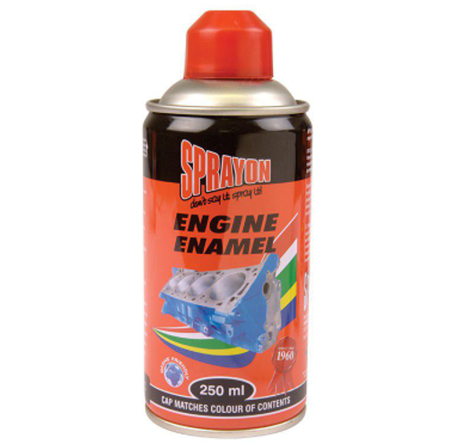 Sprayon Signal Red Engine Enamel Spray Paint 250ml