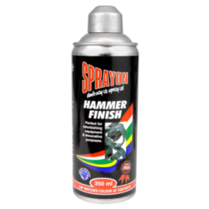 Sprayon Silver Hammer Finish Lacquer Spray Paint 350ml