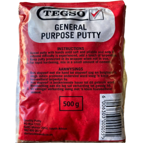 Tegso General Purpose Glaze Putty Natural / White 500g