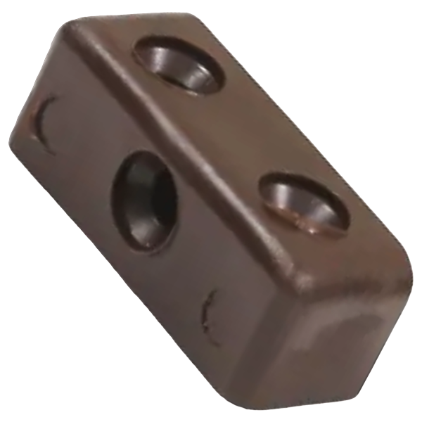 Fascor Brown Modesty Block, Pack of 10