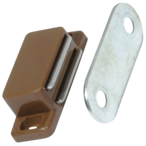 Fascor Brown PVC Magnetic Catch, Pack of 2