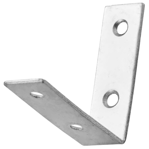 Fascor Galvanised Corner Bracket 25mm x 25mm, Pack of 2