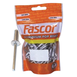 Fascor Pop Rivets Pack of 500, 6mm to 12mm