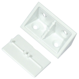 Fascor White Corner Block, Pack of 6