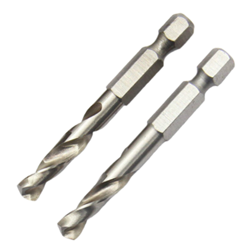 Fox HSS Hex Stub Drill Bit, 3.0mm to 5.0mm