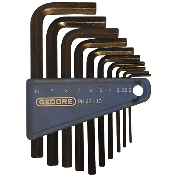 Gedore Allen Key Set 2-10mm PH42-10 6349052