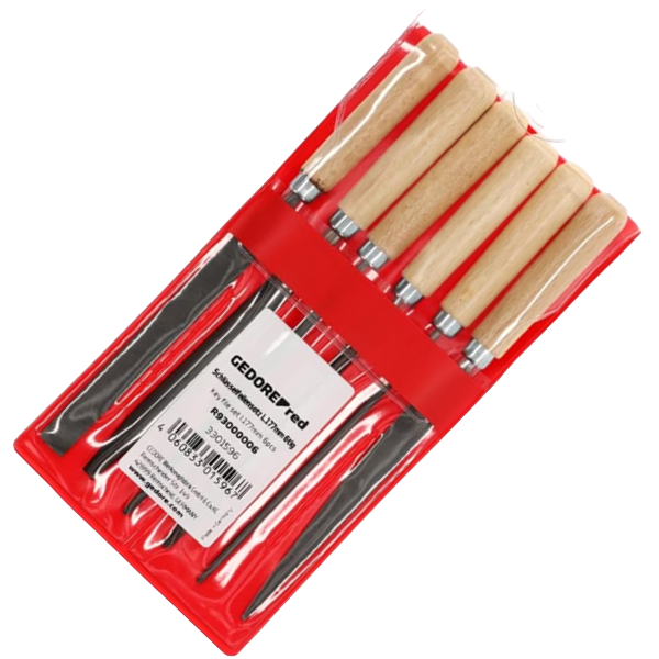 Gedore Red File Set 177mm 6 Piece R93000006