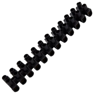 Hellermantyton Black Connector Strip 30A, Pack of 10