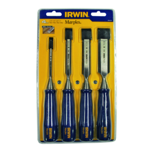 Irwin Beveled Edge Wood Chisel Set 4 Piece M444/S4