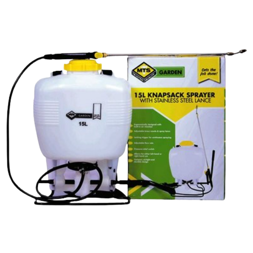 MTS 15 Liter Knapsack Sprayer with Stainless Steel Lance