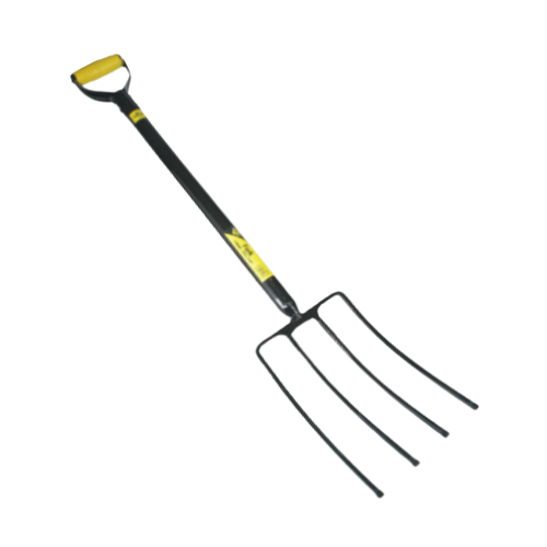 MTS 4 Prong Steel Shaft Digging Fork