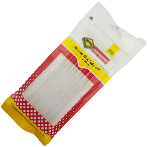 MTS Glue Gun Sticks 12mm x 150mm, 6 Piece