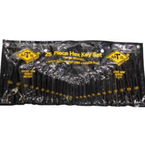 MTS Hexagon Allen Key Set 25 Piece - Metric / SAE