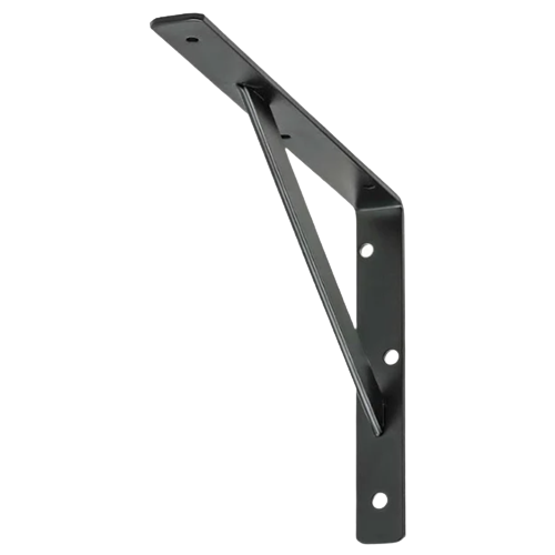 Mts Black Japan Shelf Bracket with Stay 350mm x 400mm, 5 Pair