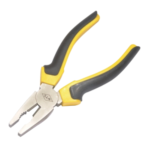 Mts Combination Pliers with Yellow and Black Handle