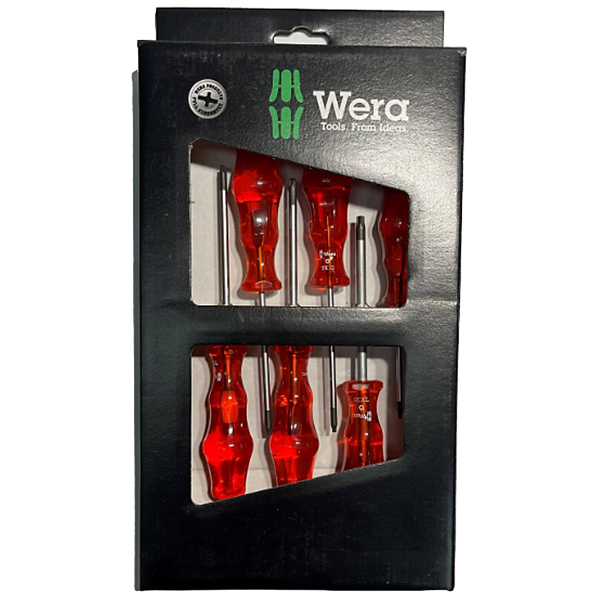 Wera Torx Screwdriver Set 6333_6, Pack of 6