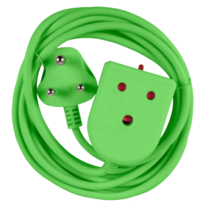 Electricmate Green Extension Lead 3 Metre, 16 Amp with 1.5mm Cord