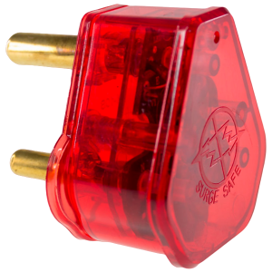 Electricmate Red 3-Pin Plug 16A, Surge High Level