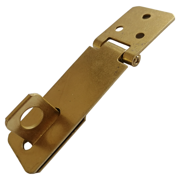 Fascor Brass Plated Hasp and Staple 75mm, Pack of 1