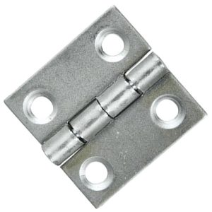 Fascor Bright Steel Butt Hinge 25mm x 19mm, Pack of 2