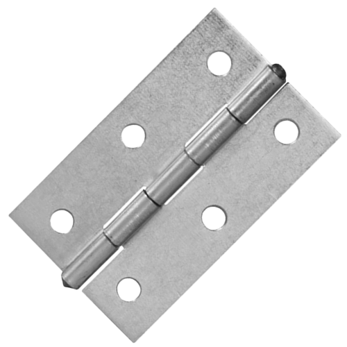 Fascor Bright Steel Butt Hinge 50mm x 29mm, Pack of 2