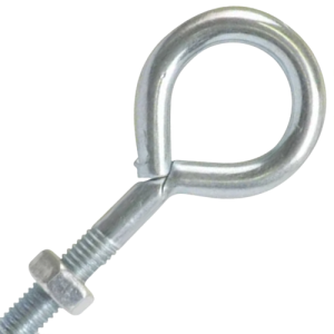 Fascor Galvanized Eyebolt Bolts, Pack of 2