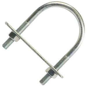 Fascor Galvanized U Bolts, Pack of 2