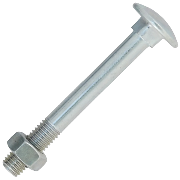 Fascor Gutter Bolts and Nuts M6 x 75mm, Pack of 15