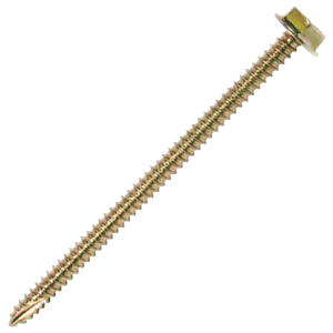 Fascor Hex Head Topspeed Screws #12 × 90mm Type 17, Pack of 10