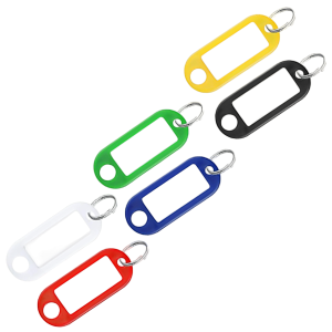 Fascor Key Tags 6 Colours, Pack of 6