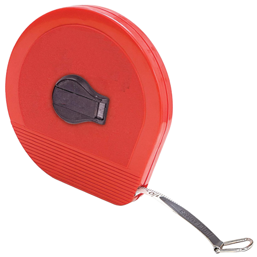 Freemans Fibreglass Tape Measure with Closed Case 10m x 13mm, Fibra FB10