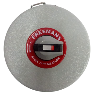 Freemans Steel Tape Measure with Closed Steel Case 30m x 13mm, SW30