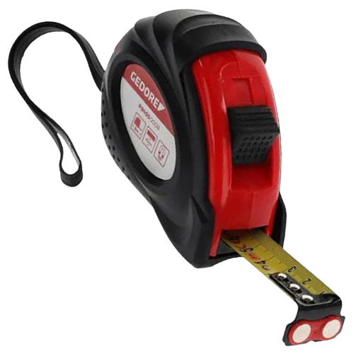 Gedore Red Steel Tape Measure 8m x 25mm, R94550008