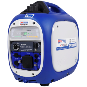 Gentech 2.2kVA Blue Digital Pure Sine Wave Petrol Inverter GP2200iSEBL