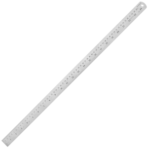 Groz Stainless Steel Ruler 600mm SR600