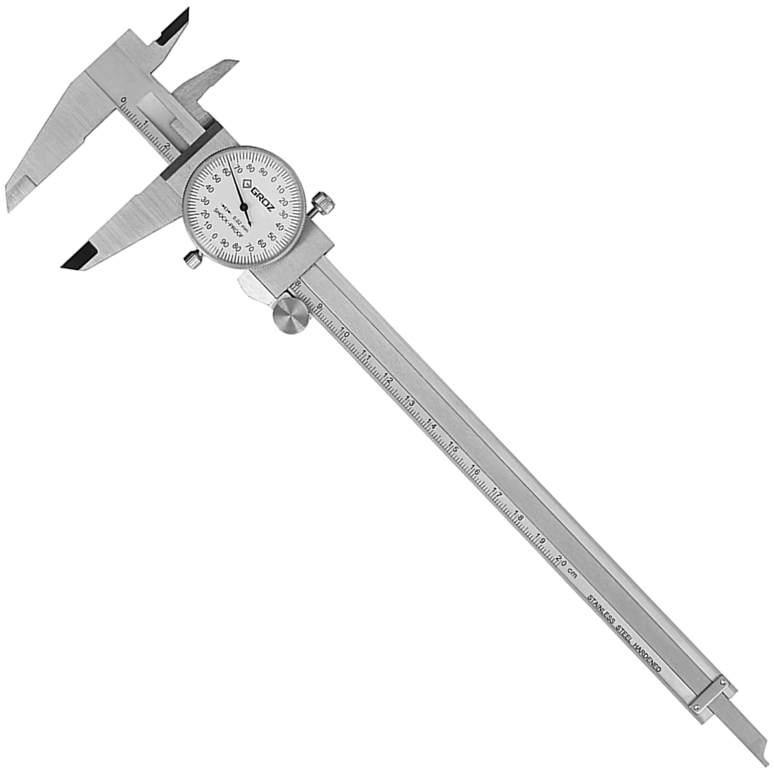 Groz Vernier Caliper with Dial Indicator 200mm, 505-647 / 731