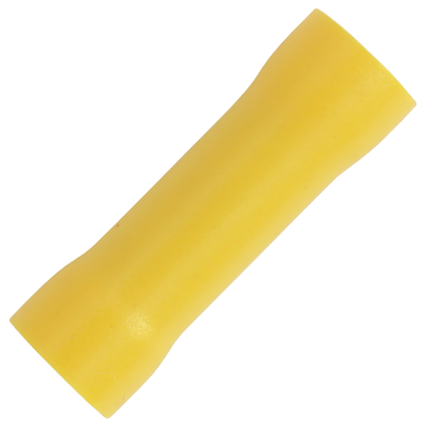 Hellermanntyton Yellow Butt Terminal Connector 3UT, Pack of 6