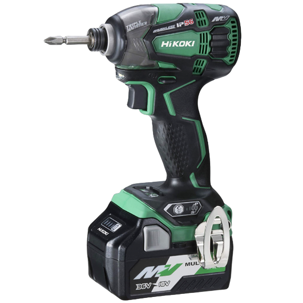 Hikoki 1/4" Drive Impact Driver 36V 210Nm Set, WH36DB-WR