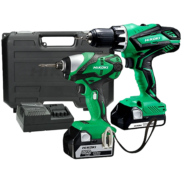 Hikoki Impact Drill + Driver Kit 18V Set, KC18HCL