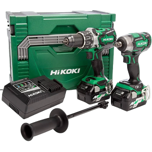 Hikoki Impact Drill + Wrench Kit 18V Set, KC18DPL