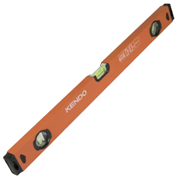 Kendo Aluminium Orange and Black Spirit Level 600mm, 35353