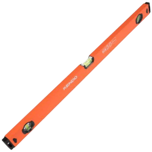 Kendo Aluminium Orange and Black Spirit Level 800mm, 35354