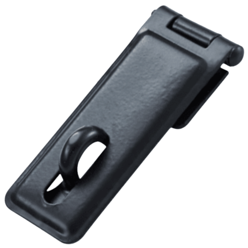 Mackie Black Japan Hasp and Staple 89mm