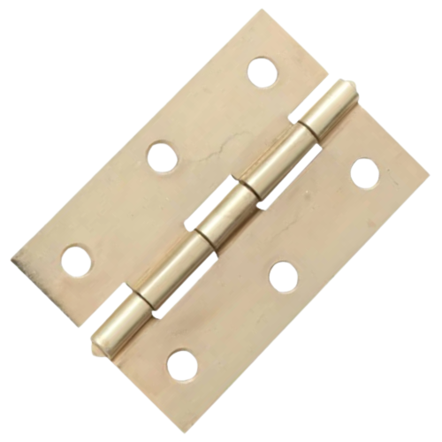 Mackie Brass Plated Butt Hinge 64mm x 35mm, Pair