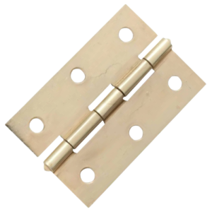 Mackie Brass Plated Butt Hinge 75mm x 41mm, Pair