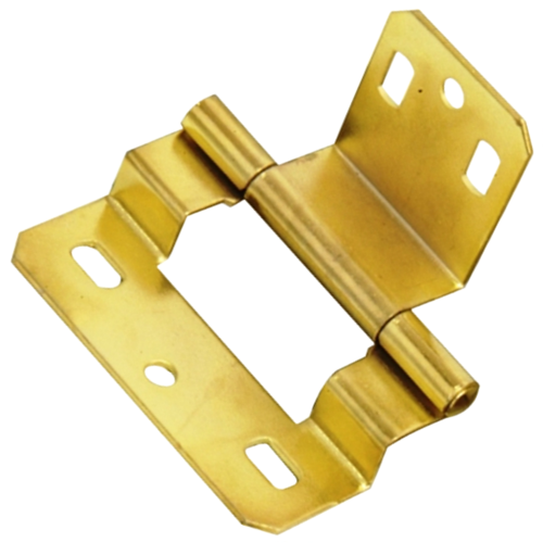 Mackie Brass Plated Easy Fit Hinge 55mm, Pair