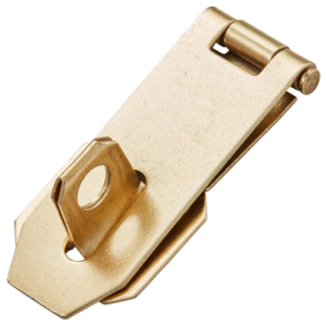 Mackie Brass Plated Hasp and Staple 90mm