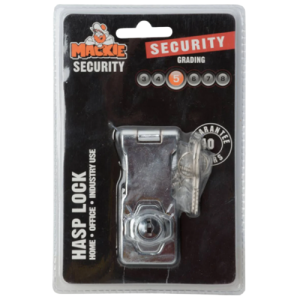 Mackie Chrome Plated Hasp Lock 64mm x 35mm