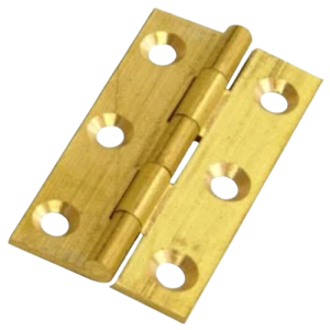 Mackie Solid Brass Butt Hinge 50mm x 29mm, Pair