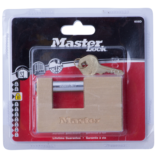 Master Lock Brass Insurance Padlock 85mm 205766